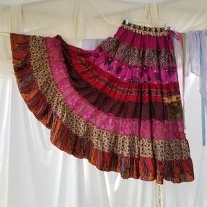 HOST PICK🎉 NWOT Boho Ruffle Gypsy Skirt